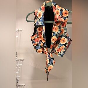 Floral crop top
